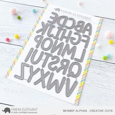 Mama Elephant Creative Cuts - Whimsy Alphas